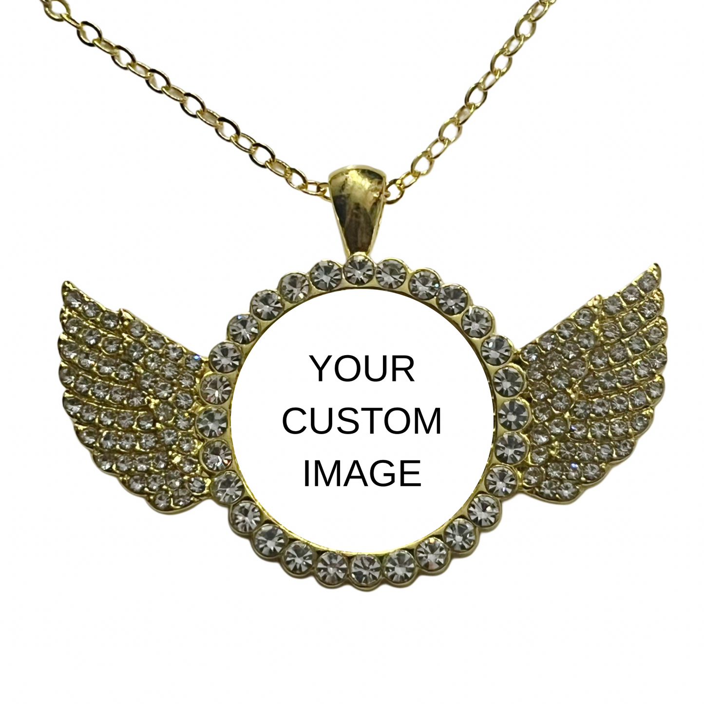 Custom Angel Wing Necklace