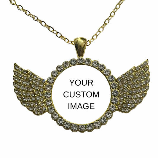 Custom Angel Wing Necklace